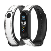 MIJOBS TPU + Leather Replacement Strap Watchband
